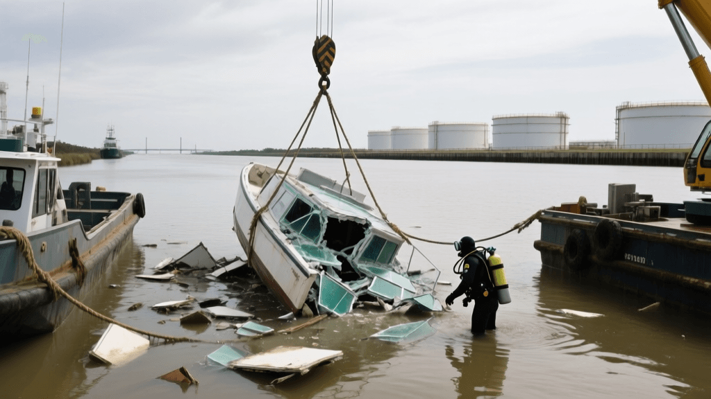Policy Questions to Ask About Boat Wreckage Removal in Beaumont, TX